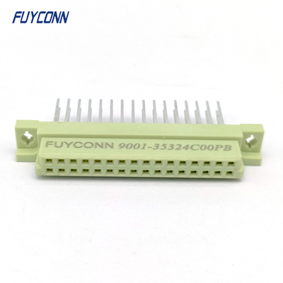 DIN41612 13mm Connector 2 * 16P 32pin Press Pin DIN41612 Connector nữ