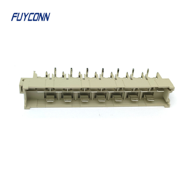 Loại năng lượng 15Pin DIN41612 Connector PCB R/A 7+8 15P 5.08mm Male Connector