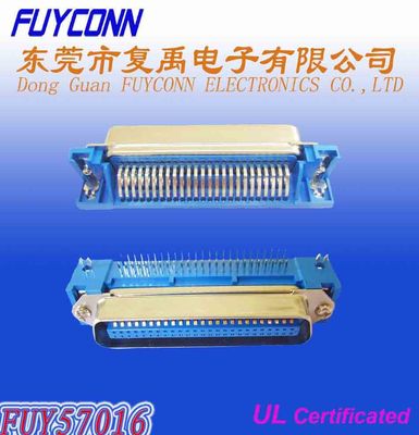 Male 14 24 36 50 Pin DDK Centronic Right Angle PCB Connector Certified UL