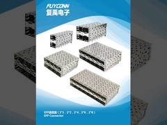 SFP Connector một lớp SFP Cage hai lớp, SFP + Connector w / SFP + Cage