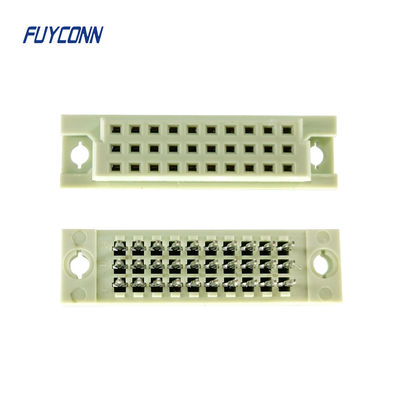 Pin không hàn phụ nữ kết nối Eurocard 3 hàng 3x10pin 20pin 30pin DIN41612