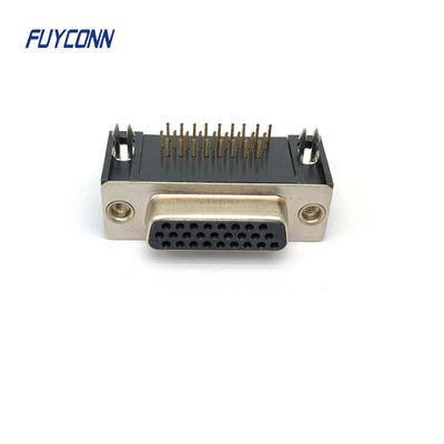 PCB mật độ cao D-SUB kết nối nữ, 15pin 26pin 44pin 62pin DSUB kết nối