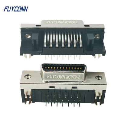 26pin MDR Connector nữ / nam 1.27mm đồng mạ vàng SCSI Connector