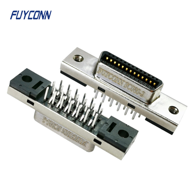 26pin MDR Connector nữ / nam 1.27mm đồng mạ vàng SCSI Connector