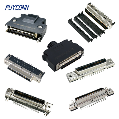 SCSI MDR Connector PCB Solder Cup IDC Crimp 1.27mm 50pin Connector Trung Quốc