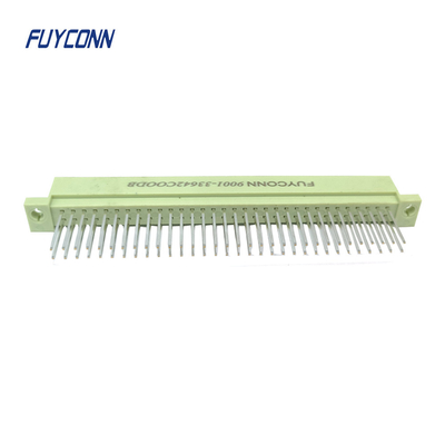 Đàn ông DIN41612 kết nối 15mm PCB thẳng 2 hàng 2 * 32pin 64pin Eurocard kết nối