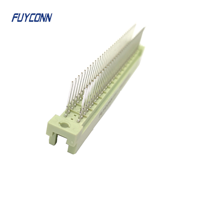 Đàn ông không hàn 2 * 32P 13mm 64pin DIN 41612 Connector 2.54mm Connector sản xuất