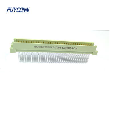 Đàn ông không hàn 2 * 32P 13mm 64pin DIN 41612 Connector 2.54mm Connector sản xuất