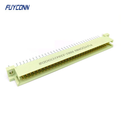 DIN41612 Male Connector 64pin PCB thẳng 2 hàng 2 * 32pin Eurocard Connector W / Harpoon