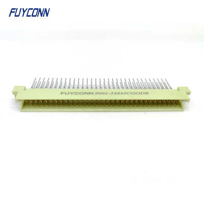 2 hàng DIN41612 Connector 2 * 32P 64pin Male Press Pin Nhà cung cấp kết nối châu Âu