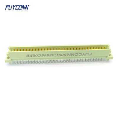 DIN41612 2 hàng kết nối 64pin 2 * 32P Male Press Pin Connector W / Harpoon