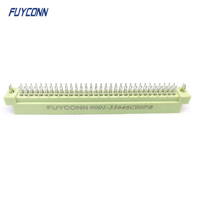 DIN41612 2 hàng kết nối 64pin 2 * 32P Male Press Pin Connector W / Harpoon