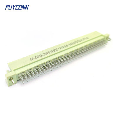 DIN41612 2 hàng kết nối 64pin 2 * 32P Male Press Pin Connector W / Harpoon