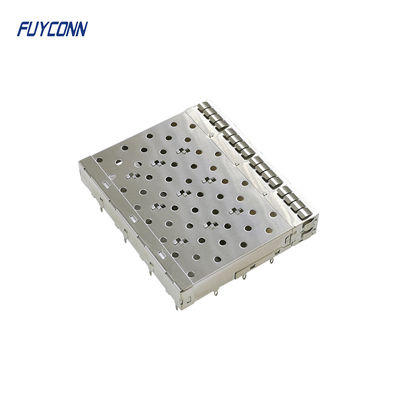 4 Port SFP+ Cage Press-Fit Termination 1x4 Without Light