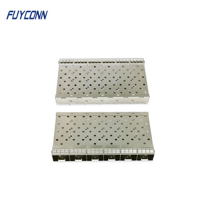 SFP+ Cage Connector 1x6 Ports Press Fit Pins 10Gb/s