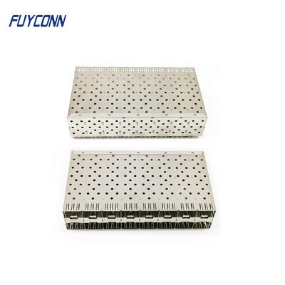 320pin Female SFP Connector 2x8 Ports Press-Fit Stackable