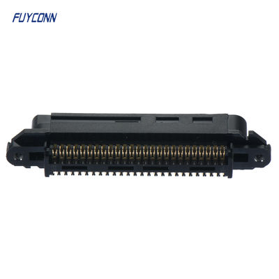 TE 229974-1 Đầu nối thay thế, Đầu nối hình chữ D 50 / 64 vị trí, Đầu cắm, Cáp-đến-cáp, Gắn cáp (Treo tự do), Đường tâm 2.16 mm [.085 in], Đầu nối Docking CHAMP