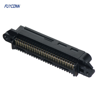 TE 229974-1 Đầu nối thay thế, Đầu nối hình chữ D 50 / 64 vị trí, Đầu cắm, Cáp-đến-cáp, Gắn cáp (Treo tự do), Đường tâm 2.16 mm [.085 in], Đầu nối Docking CHAMP