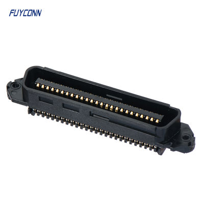 TE 229974-1 Đầu nối thay thế, Đầu nối hình chữ D 50 / 64 vị trí, Đầu cắm, Cáp-đến-cáp, Gắn cáp (Treo tự do), Đường tâm 2.16 mm [.085 in], Đầu nối Docking CHAMP