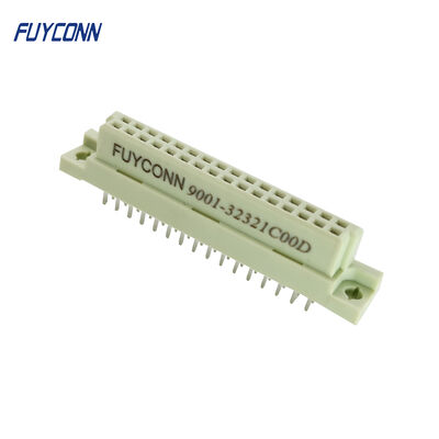 DIN Signal Type 2B nữ Solder thẳng 32-pole, thay Harting P/N 09 22 232 6824 DIN 41612 2B032FS-2