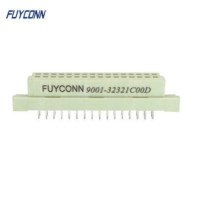 DIN Signal Type 2B nữ Solder thẳng 32-pole, thay Harting P/N 09 22 232 6824 DIN 41612 2B032FS-2