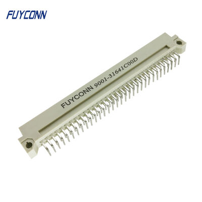 64P PCB góc phải DIN 41612 Connector, 2 hàng Male Eurocard Connector