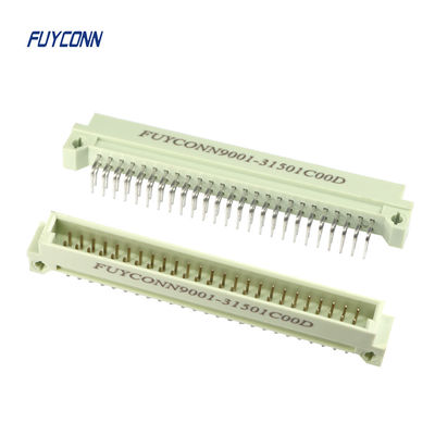 64P PCB góc phải DIN 41612 Connector, 2 hàng Male Eurocard Connector