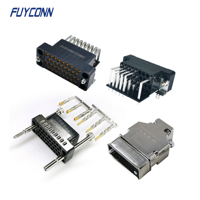Đầu nối 34pin V.35 Góc phải, Đầu nối PCB Nữ / Nam uốn V35