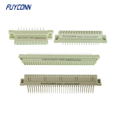 2 hàng Bấm Pin Đầu nối Eurocard, Đầu nối 20 chân 32 chân 64 chân DIN41612 Nữ DIN41612