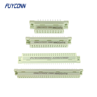 2 hàng PCB DIN41612 Đầu nối Eurocard thẳng nữ 20 chân 32 chân 50 chân 64 chân