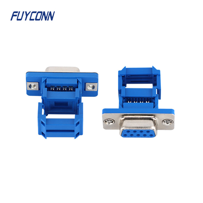 9pin IDC Crimping Ribbon Cable Nữ Đầu nối D SUB Chứng nhận ROHS