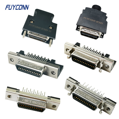 26pin MDR Connector nữ / nam 1.27mm đồng mạ vàng SCSI Connector