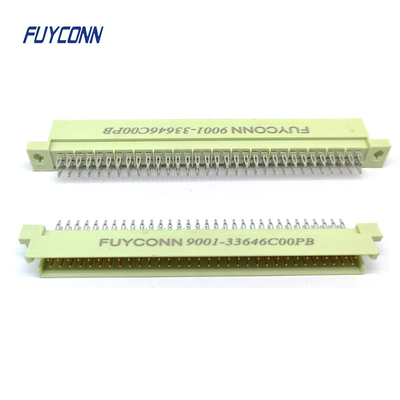 2 hàng không hàn DIN41612 kết nối 64pin Male Press Fit Connector