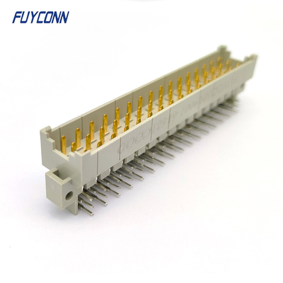 5.08mm Điện DIN 41612 kết nối PCB góc nam 3 * 16pin 48pin