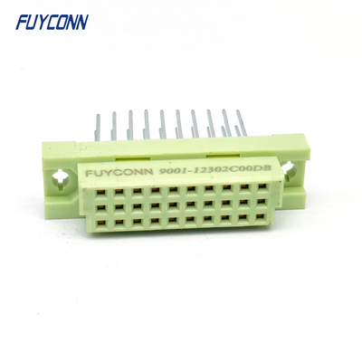 13mm 30pin DIN 41612 kết nối 3 hàng 330 PCB thẳng nữ DIN41612 kết nối