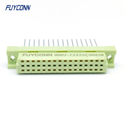 17mm 32pin DIN41612 kết nối 3 hàng PCB thẳng nữ 332 DIN 41612 kết nối