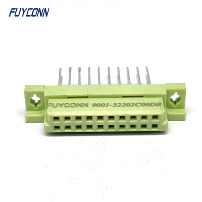 13mm DIN41612 kết nối 2 hàng 20pin đầu cuối dọc nữ kết nối Eurocard