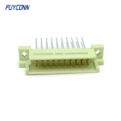 13mm Đàn ông DIN41612 kết nối 2 hàng 20Pin đầu cuối dọc Eurocard kết nối