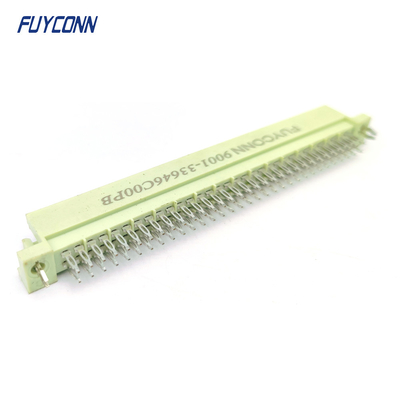 DIN41612 2 hàng kết nối 64pin 2 * 32P Male Press Pin Connector W / Harpoon