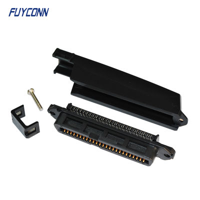 TE 5229913-1 Đầu nối thay thế, IDC D-Sub, Bộ ổ cắm, Tín hiệu, 50 chân, Khoảng cách 2.16 mm