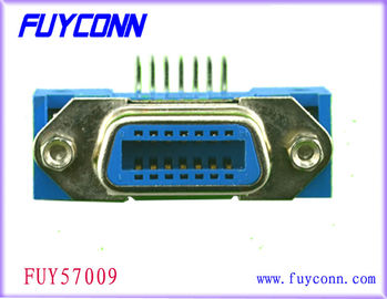 Centronic 50pin Ribbon PCB Đầu nối góc phải nữ với vít Jack được chứng nhận UL