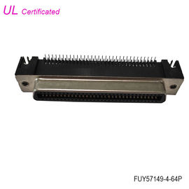 32 cặp Amphenol PCB Góc phải Nữ 64 Đầu nối Centronics