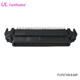 Góc phải PCB 64 Chân Đầu nối Centronics Female 32 cặp không có vỏ