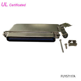 Amphenol Male 64 Pin Centronics Connector 32 cặp IDC Crimping Connector with Metal Hood