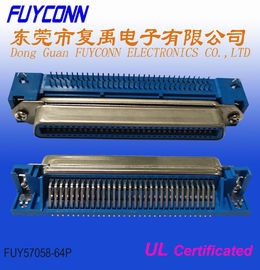 Centronic 32 cặp PCB Đầu nối góc phải nữ với khóa bo mạch