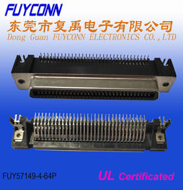 Đầu nối PCB góc phải 64 pin Centronic Male với Boardlock
