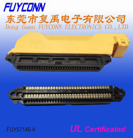Đầu nối Champ 64 Pin Centronics IDC Female với vỏ nhựa góc vuông