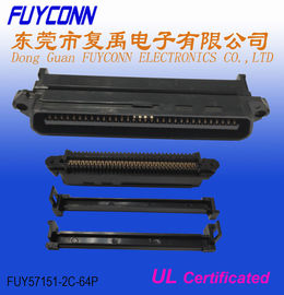 Đầu nối Centronic 64 chân Nam 32 cặp Loại uốn cong IDC có kẹp dây