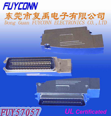 957 100 đầu nối Centronics với đầu vào cáp bên hông Nắp kẽm