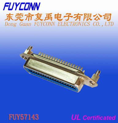 14 24 36 50Pin Champ Chân hàn Đầu nối Centronics Loại cái có khóa bo mạch
